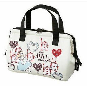 Delivery Service Cooler Lunch Bag with Alice in Wonderland print